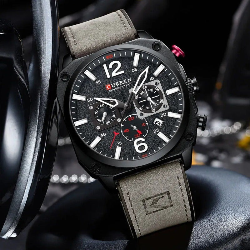 Daniel Portland™ Business Leather Quartz Watch