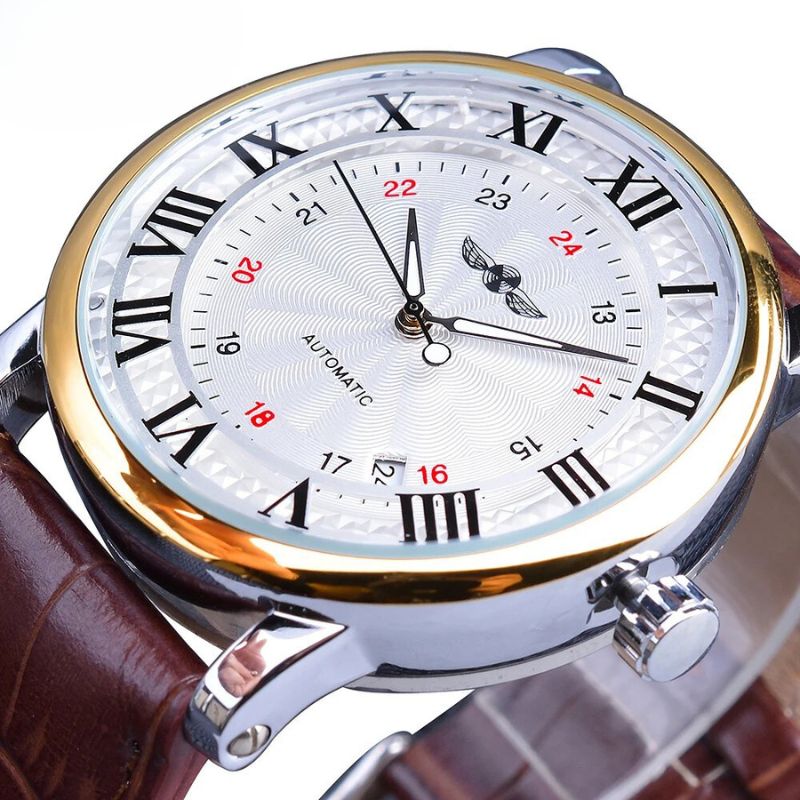 Daniel Portland™ Full Automatic Luxury Leather Watch