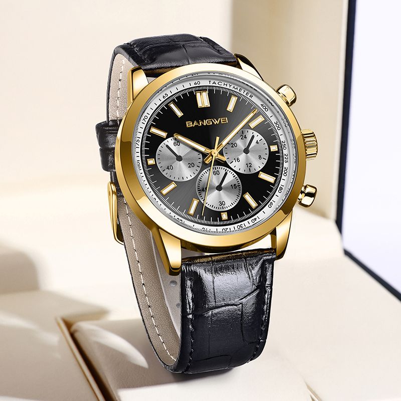 Daniel Portland™ Military Sport Casual Leather Quartz Watch