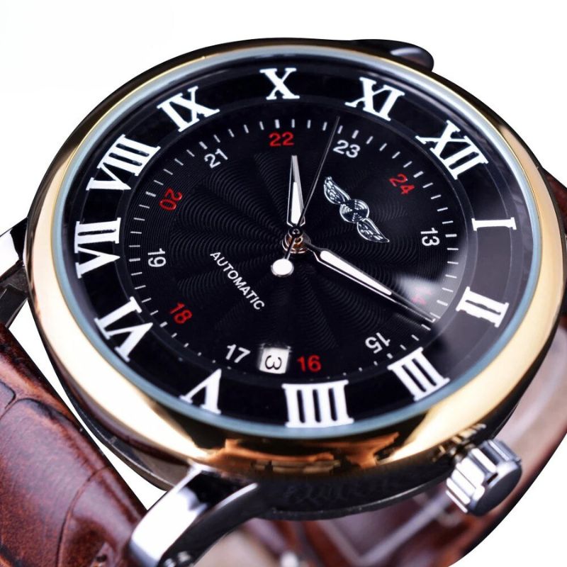 Daniel Portland™ Full Automatic Luxury Leather Watch