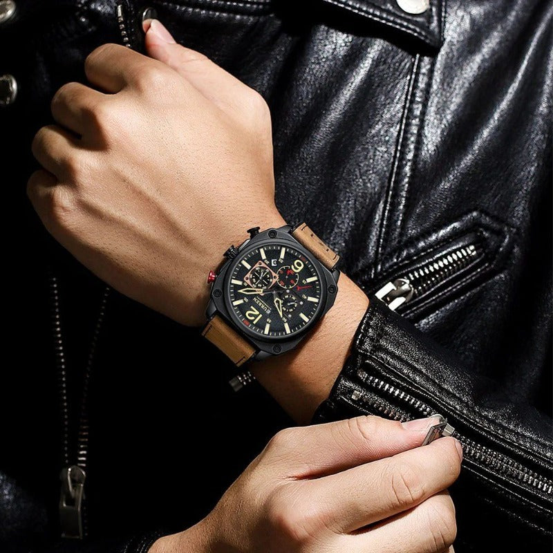Daniel Portland™ Business Leather Quartz Watch