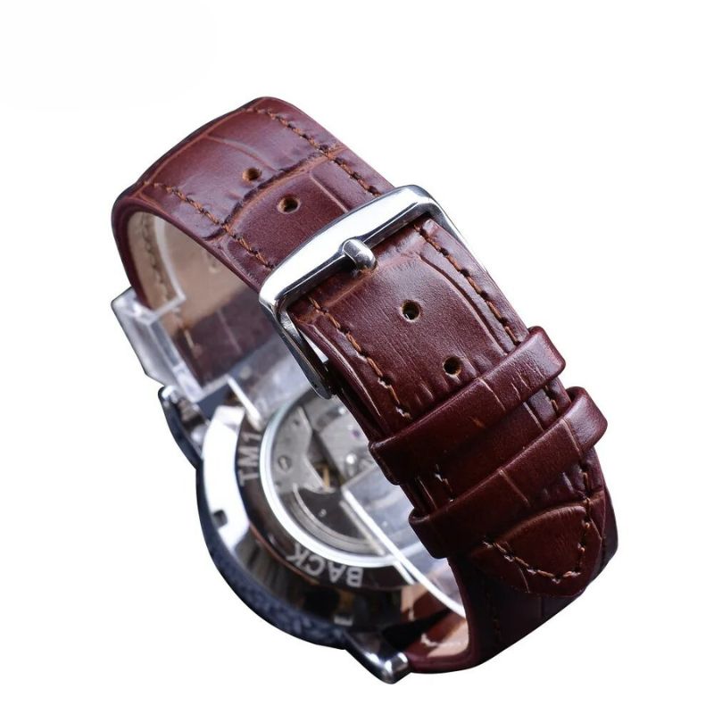 Daniel Portland™ Full Automatic Luxury Leather Watch