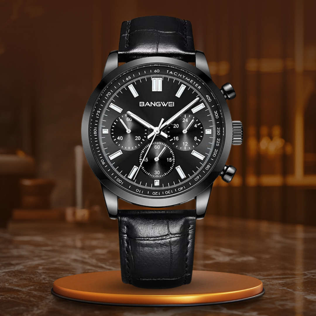 Daniel Portland™ Military Sport Casual Leather Quartz Watch