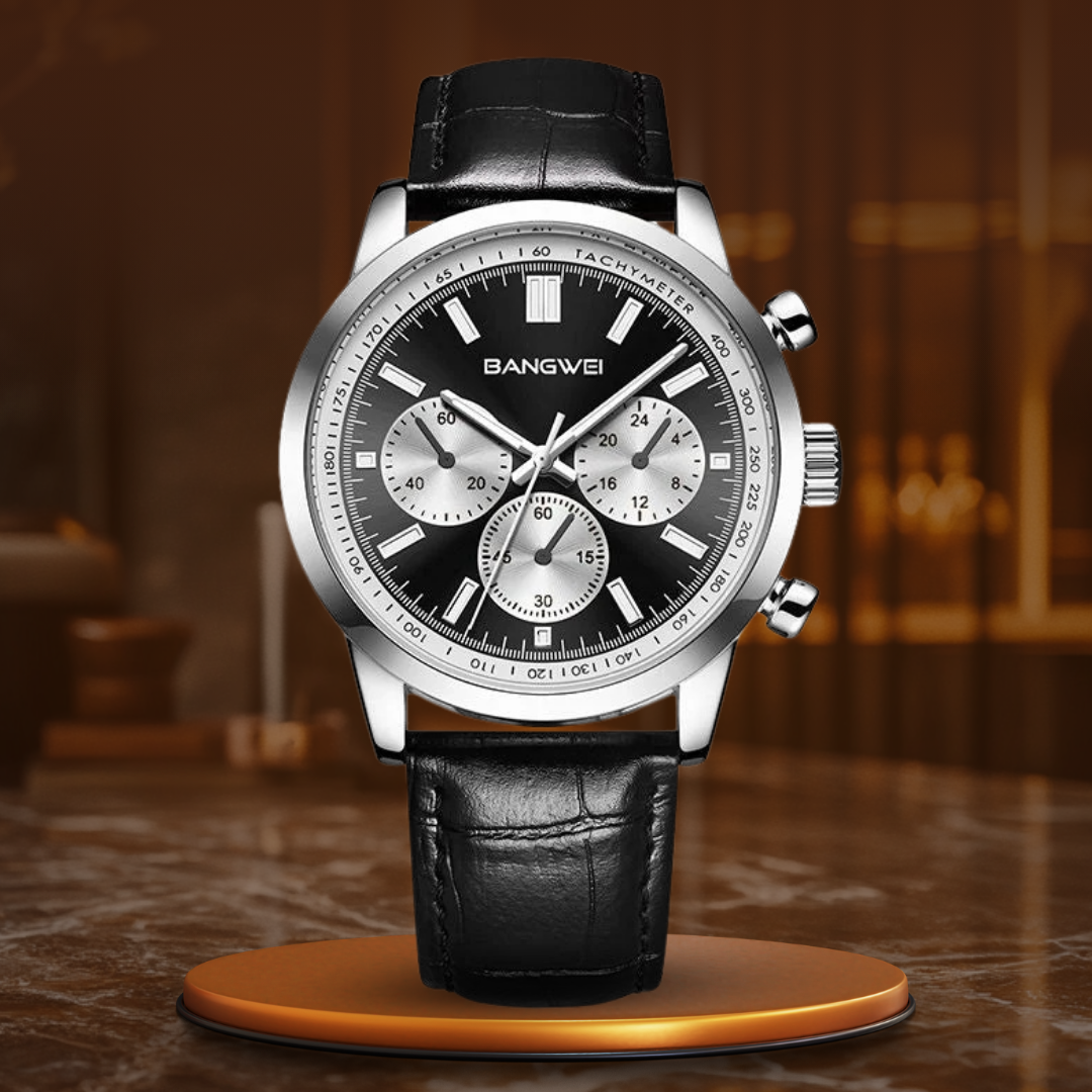 Daniel Portland™ Military Sport Casual Leather Quartz Watch