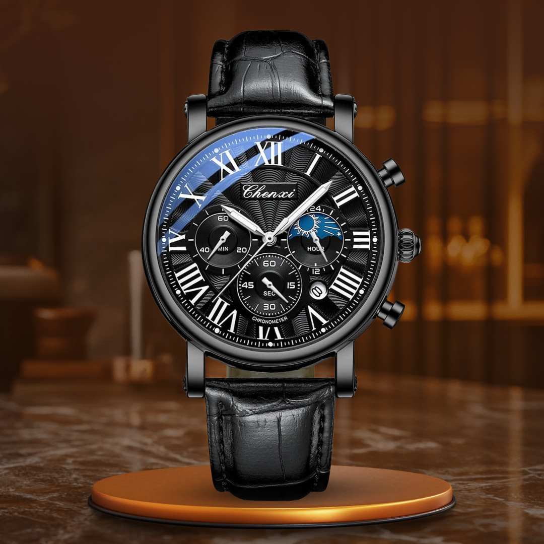 Daniel Portland™ Luxury Leather Strap Quartz Watch