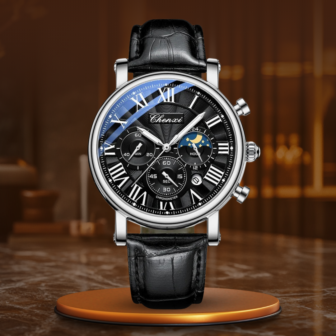 Daniel Portland™ Luxury Leather Strap Quartz Watch