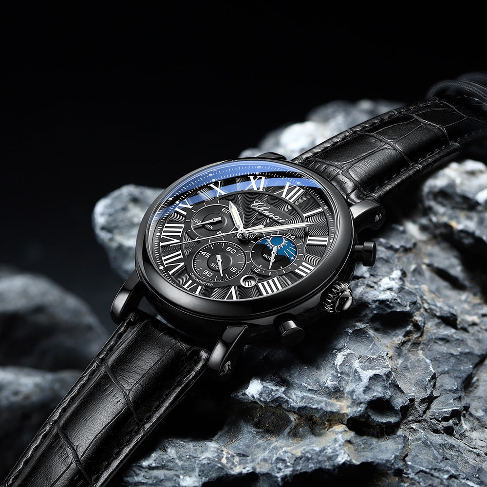 Daniel Portland™ Luxury Leather Strap Quartz Watch