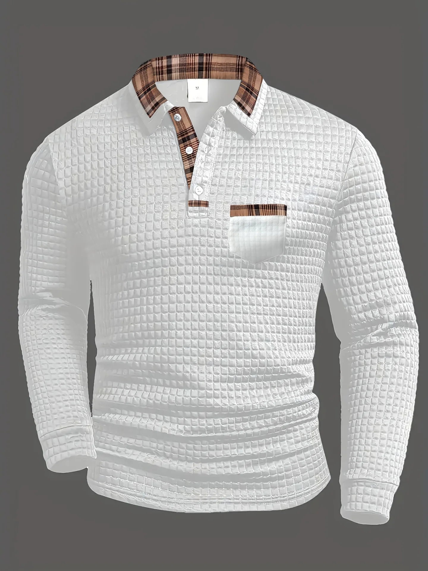 DANIEL PORTLAND™ | Checked Pattern Polo Shirt