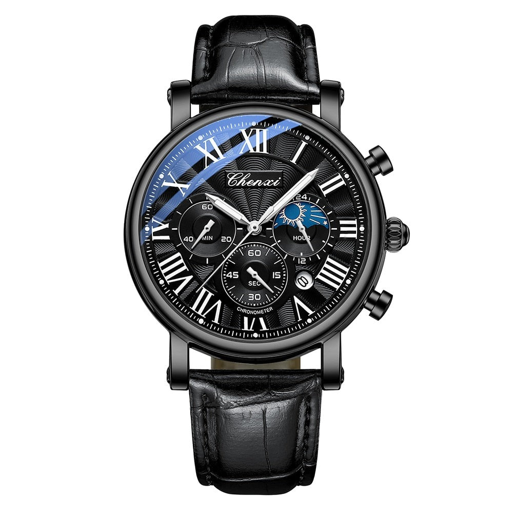 Daniel Portland™ Luxury Leather Strap Quartz Watch