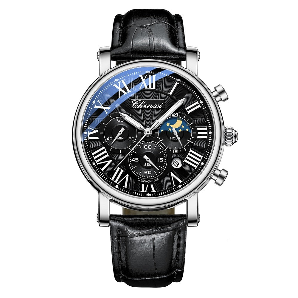 Daniel Portland™ Luxury Leather Strap Quartz Watch