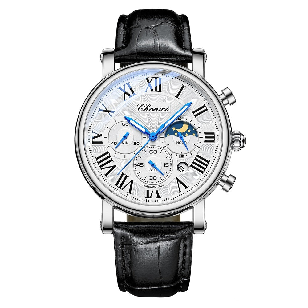 Daniel Portland™ Luxury Leather Strap Quartz Watch