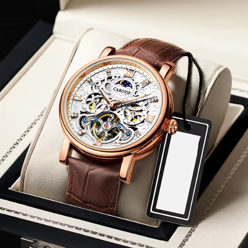Daniel Portland™ Business Leather Automatic Mechanical Watch
