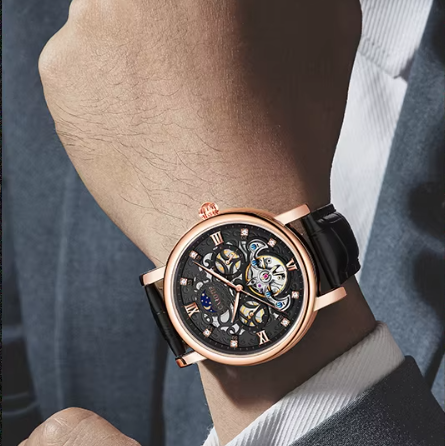 Daniel Portland™ Business Leather Automatic Mechanical Watch