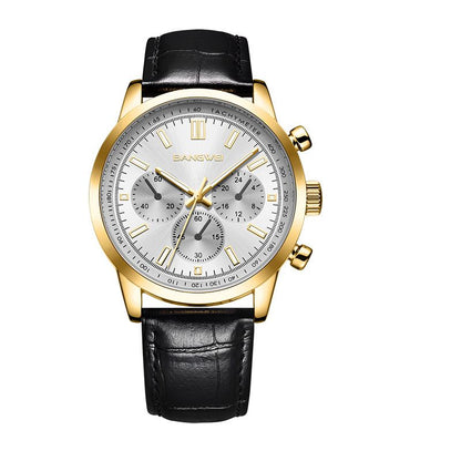 Daniel Portland™ Military Sport Casual Leather Quartz Watch