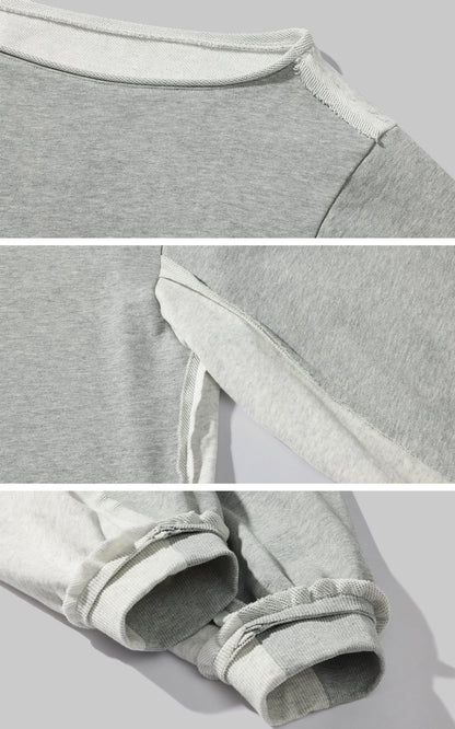 DANIEL PORTLAND™ I  Layered Mini Skirt with Contrast Drawstring Waist and Sporty Cotton Shorts
