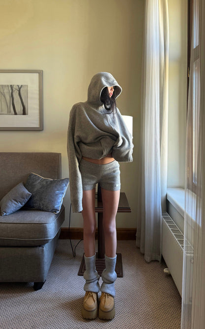 DANIEL PORTLAND™ I  Oversized Hoodie & Shorts Set - Streetwear-Inspired Design