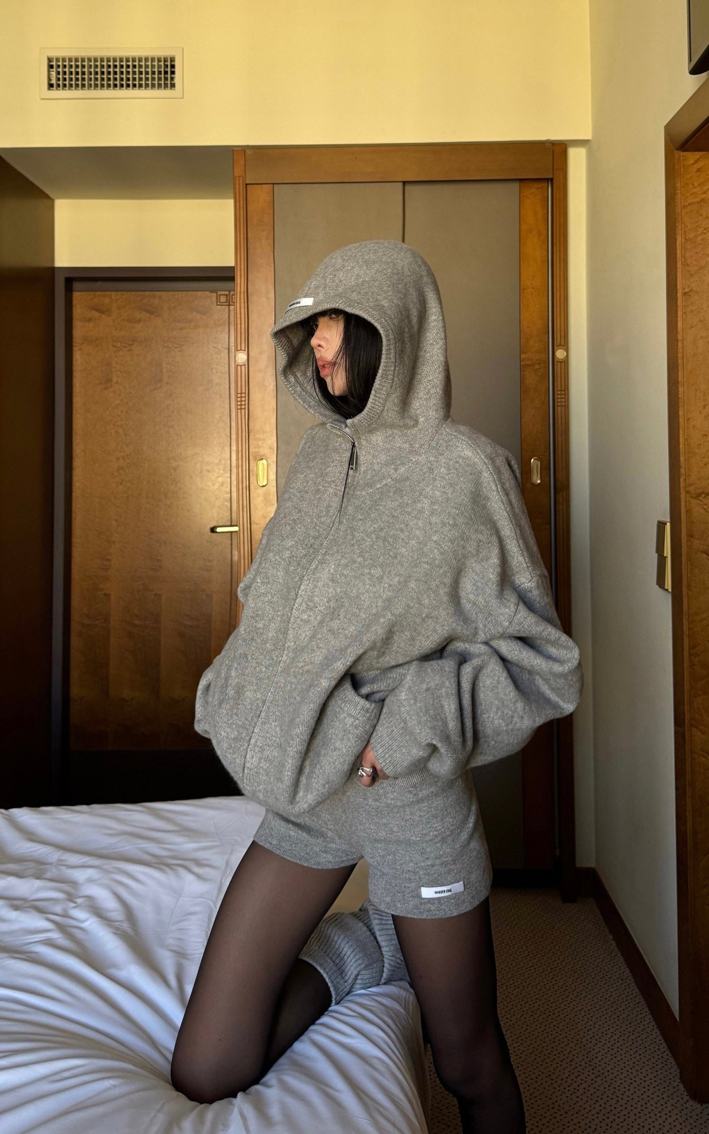 DANIEL PORTLAND™ I  Oversized Hoodie & Shorts Set - Streetwear-Inspired Design