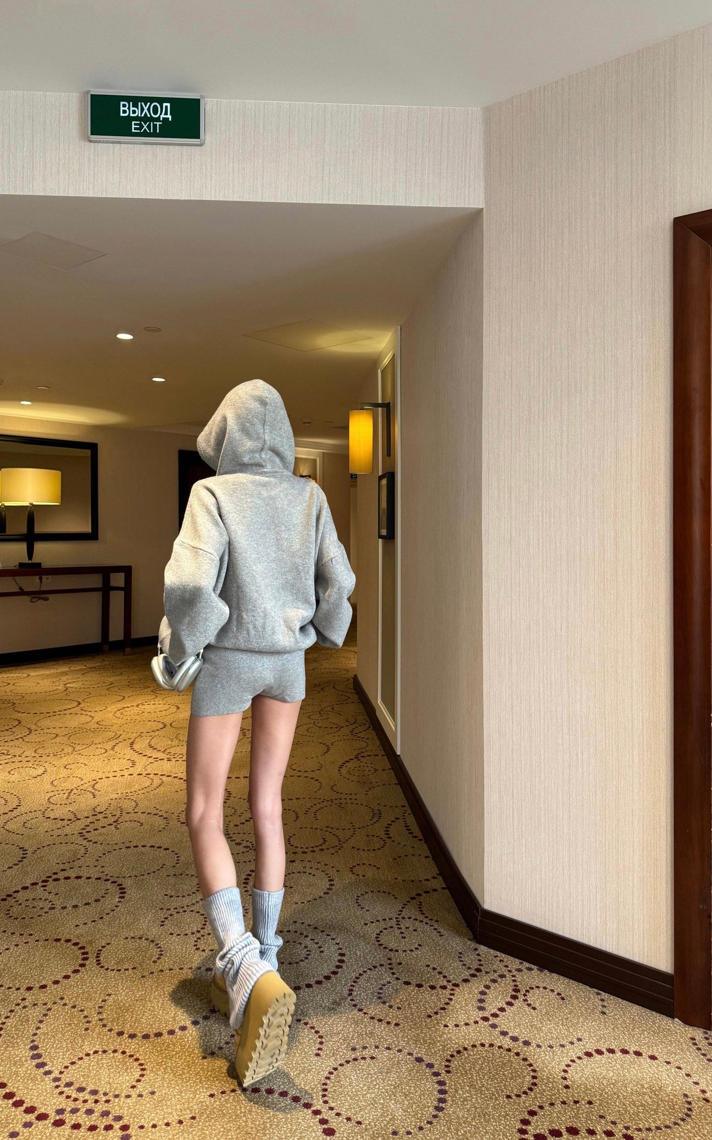 DANIEL PORTLAND™ I  Oversized Hoodie & Shorts Set - Streetwear-Inspired Design