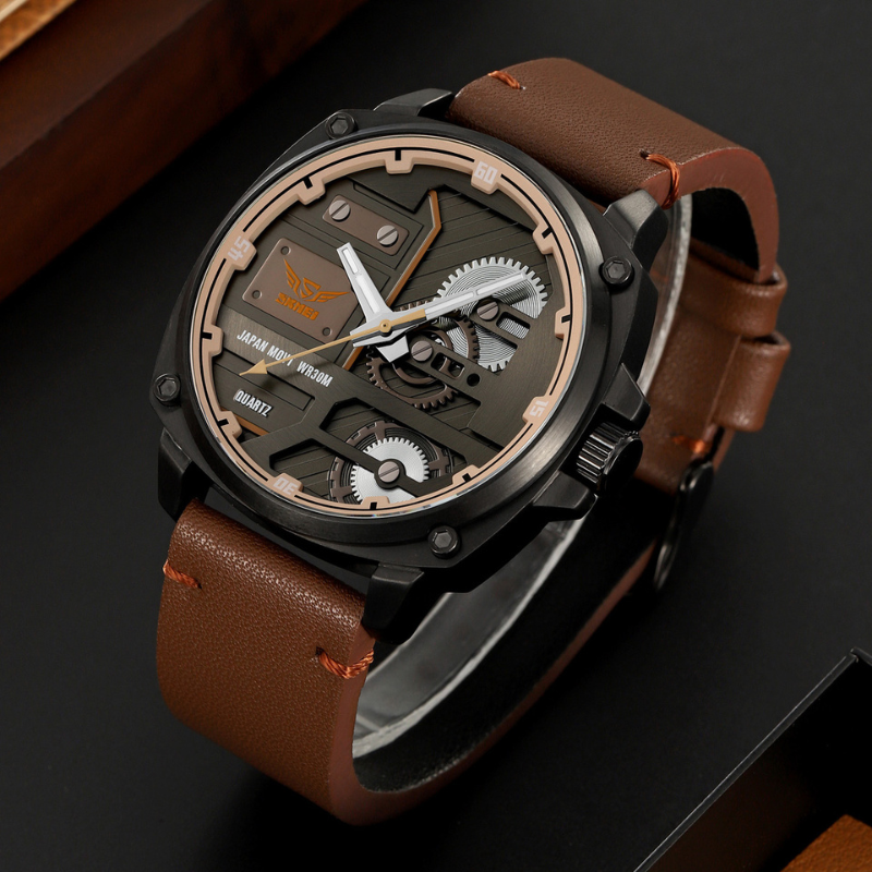 Daniel Portland™ Men’s Leather Quartz Watch