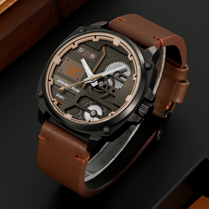 Daniel Portland™ Men’s Leather Quartz Watch