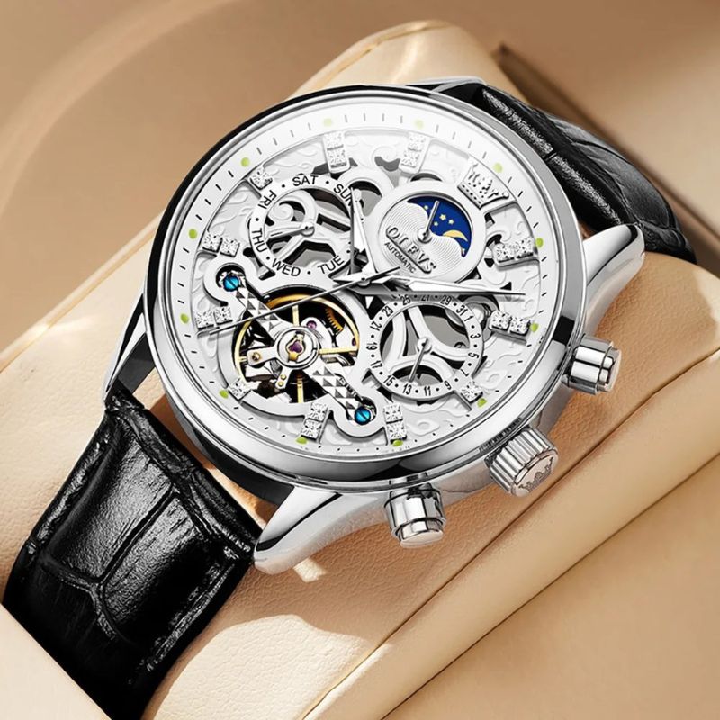 Daniel Portland™ Automatic Mechanical Leather Watch