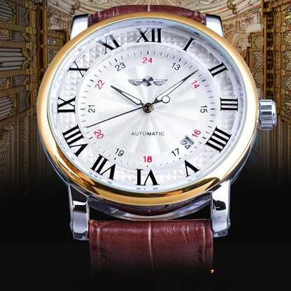Daniel Portland™ Full Automatic Luxury Leather Watch