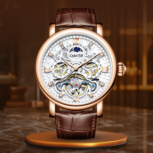 Daniel Portland™ Business Leather Automatic Mechanical Watch
