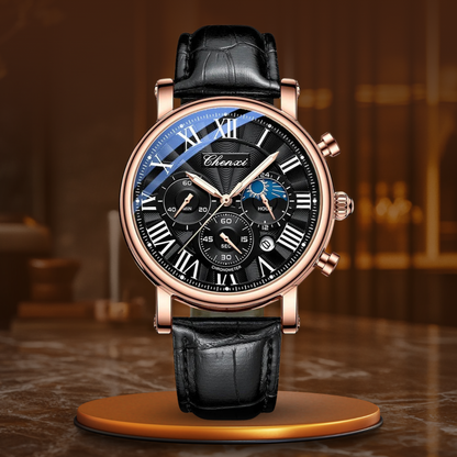 Daniel Portland™ Luxury Leather Strap Quartz Watch