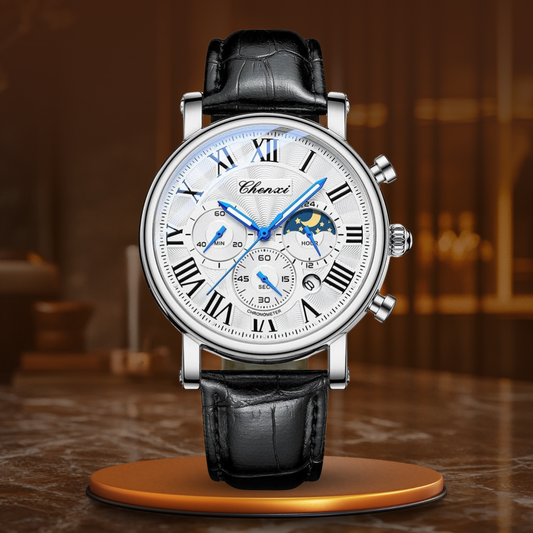 Daniel Portland™ Luxury Leather Strap Quartz Watch