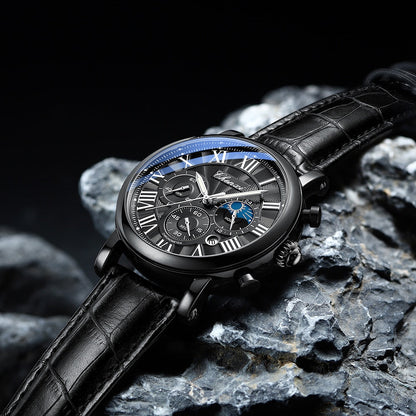 Daniel Portland™ Luxury Leather Strap Quartz Watch