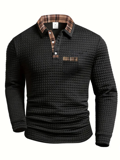 DANIEL PORTLAND™ | Checked Pattern Polo Shirt