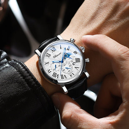 Daniel Portland™ Luxury Leather Strap Quartz Watch