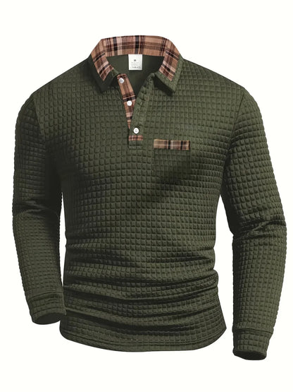DANIEL PORTLAND™ | Checked Pattern Polo Shirt